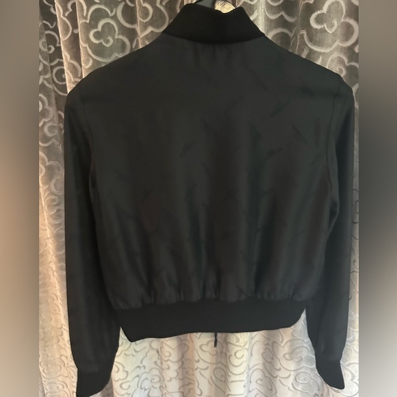 RARE Louis Vuitton "Louis Vuitton Paris" print bomber jacket sz 38 - Picture 6 of 11